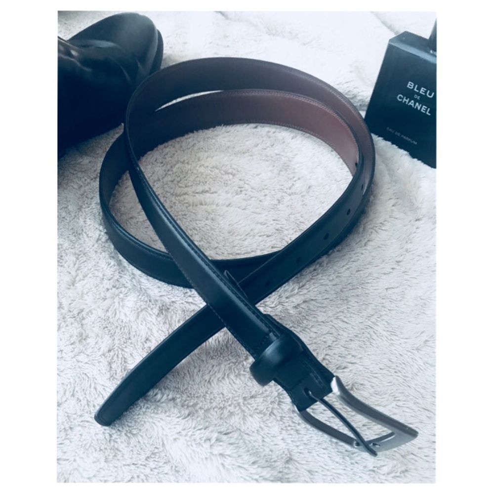 Perry Ellis Portfolio Timothy Leather Black